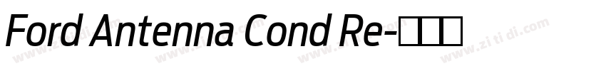 Ford Antenna Cond Re字体转换